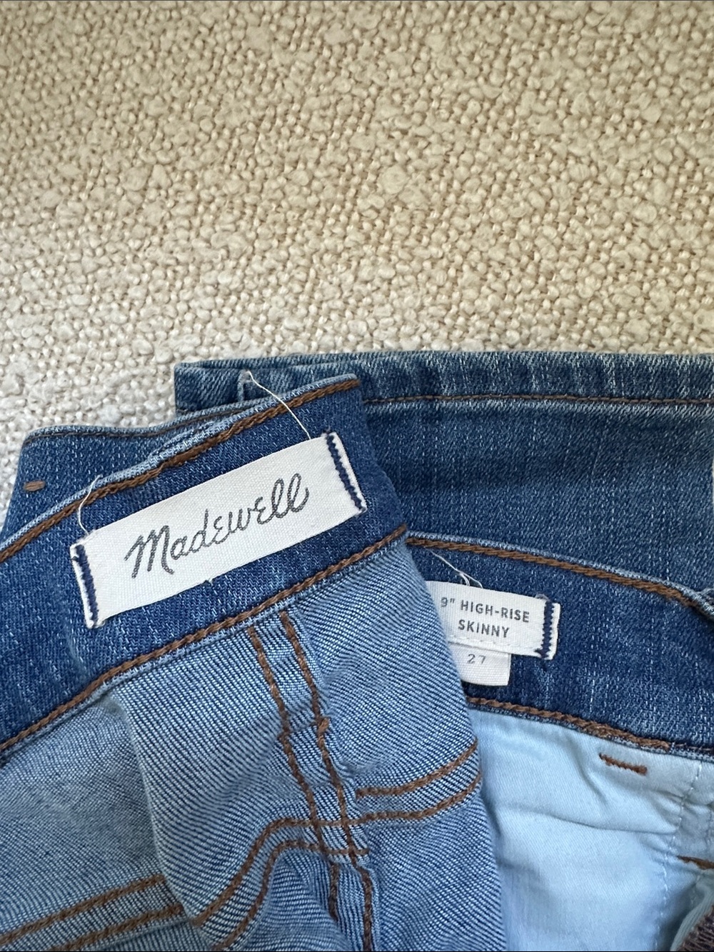 Madewell Classic Blue High-Rise Skinny Jeans